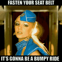 Fasten Your Seat Belt Its Gonna Be A Bumpy Ride GIF - Fasten Your Seat Belt Its Gonna Be A Bumpy Ride Flight Attendant GIFs