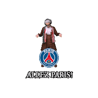 a logo for paris saint germain with a fleur de lis