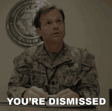 Youre Dismissed Lt Commander Eric Blackburn GIF - Youre Dismissed Lt Commander Eric Blackburn Seal Team GIFs