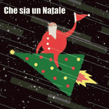 Babbo Natale Albero GIF - Albero Di Natale Babbo Natale Spaziale GIFs