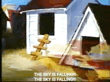 Chicken Little The Sky Is Falling GIF - Chicken Little The Sky Is Falling Panic GIFs
