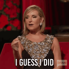 I Guess I Did Real Housewives Of New York GIF - I Guess I Did Real Housewives Of New York Rhony GIFs
