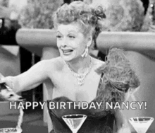 Lucy Birthday Nancy Lucy GIF