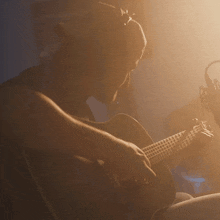 Playing A Guitar Austin Snell GIF - Playing A Guitar Austin Snell Lines Song GIFs