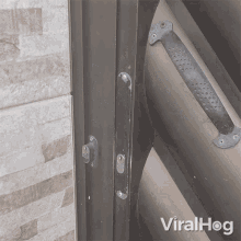 Opening The Door Dalmatian GIF - Opening The Door Dalmatian Viralhog GIFs