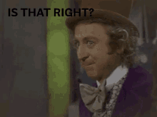 Willy Wonka Is That Right GIF