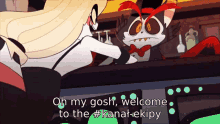 Hazbin You Are Going To Love It Here GIF - Hazbin You Are Going To Love It Here Kanałekipy GIFs