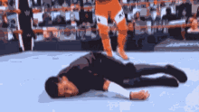 Akira Tozawa Knocked Out GIF - Akira Tozawa Knocked Out Wwe GIFs