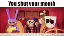 Shut Up Shut Your Mouth GIF - Shut Up Shut Your Mouth Shotgun GIFs