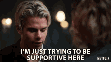 Im Just Trying To Be Supportive Here Jake Manley GIF