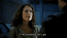Ovulating Lets Go GIF - Ovulating Lets Go Lisa Edelstein GIFs