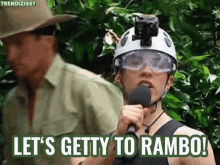 Joey Heindle Lets Getty To Rambo GIF