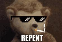 Repent Thug Life GIF - Repent Thug Life Monkey GIFs