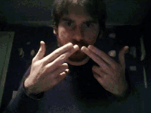 Not In The Beard Sign Language GIF - Not In The Beard Sign Language Beard GIFs