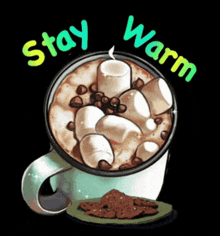 Stay Warm Hot Cocoa GIF - Stay Warm Hot Cocoa GIFs