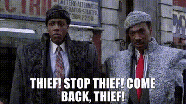 Thief Coming GIF - Thief Coming To - Discover & Share GIFs