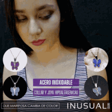 Inusual Colors Collar Mariposa Inusual Colors GIF - Inusual Colors Collar Mariposa Inusual Colors GIFs