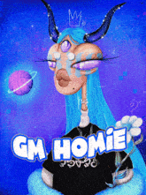 Gm Homie Blue GIF - Gm Homie Gm Blue GIFs