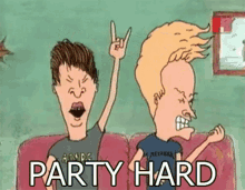 Beavisandbutthead Mtv GIF - Beavisandbutthead Mtv Party GIFs