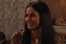 Alya Smiling And Turning Her Head Coronation Street GIF - Alya Smiling And Turning Her Head Coronation Street Corrie GIFs
