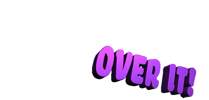 Over It Done Sticker - Over It Done Fed Up Stickers