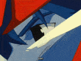 a close up of a cartoon character 's face with the words lian written below it