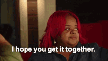 i hope you get it together red head little women of atlanta