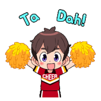 Boy Cute Sticker - Boy Cute Cheer Stickers