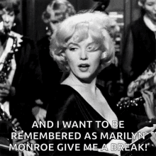 Marilyn Monroe Wink GIF - Marilyn Monroe Wink I Want To Be Remembered GIFs