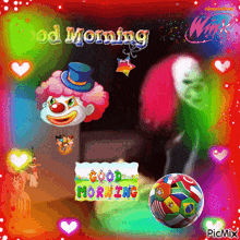 Clown Good Morning GIF - Clown Good Morning Clown Morning GIFs