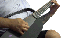 Playing Guitar Andrew Baena Sticker - Playing Guitar Andrew Baena Performing Stickers