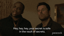 Hey Hey Hey Your Secret Is Safe In The Vault Of Secrets Dulé Hill GIF - Hey Hey Hey Your Secret Is Safe In The Vault Of Secrets Dulé Hill Gus GIFs