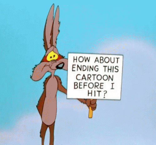 Wile E Coyote Falling GIF - Wile E Coyote Falling End The Cartoon -  Discover & Share GIFs