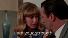 mad men meredith stephanie drake i am your strength emotional support