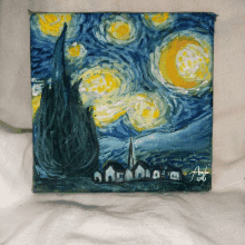 Starry Night Vangogh GIF - Starry Night Vangogh Artist GIFs