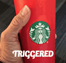 Starbucks Triggered GIF