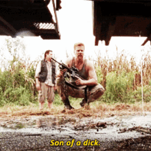 Son Of A Dick Michael Rooker GIF - Son Of A Dick Michael Rooker Merle Dixon GIFs