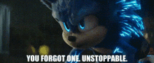 Sonic Movie2 You Forgot One GIF - Sonic Movie2 You Forgot One Unstoppable GIFs