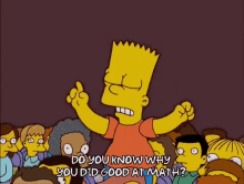 Math Do You Know GIF - Math Do You Know Simpsons GIFs