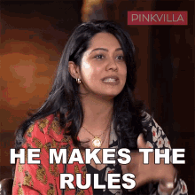 He Makes The Rules Eka Lakhani GIF - He Makes The Rules Eka Lakhani Pinkvilla GIFs