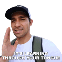 Its Learning Through Your Tongue Wil Dasovich Sticker - Its Learning Through Your Tongue Wil Dasovich Matuto Gamit Ang Dila Stickers