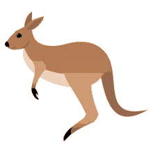 kangaroo nature joypixels symbol of australia animal