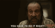 You Have To Do It Right Czernobog GIF - You Have To Do It Right Czernobog American Gods GIFs