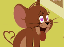 Heart Eyes Love GIF - Heart Eyes Love Tom And Jerry GIFs