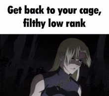 Get Back To Your Cage Low Rank GIF - Get Back To Your Cage Low Rank Jjk GIFs