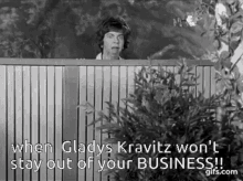 Gladys Kravitz Peek GIF - Gladys Kravitz Peek Won Stay Out Of Your Business GIFs