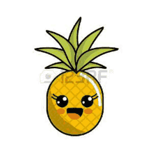 Kawaii Pineapple GIF
