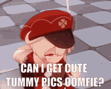 Can I Get Cute Tummy Pics Oomfie Oomfie GIF - Can I Get Cute Tummy Pics Oomfie Oomfie Klee GIFs