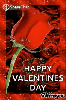 Happy Valentines Day Love GIF - Happy Valentines Day Love Roses GIFs