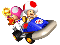 Toad Mario Toadette Sticker - Toad Mario Toadette Toad Kart Stickers